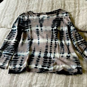 Zadig and Voltaire tie dye linen as cotton sweater